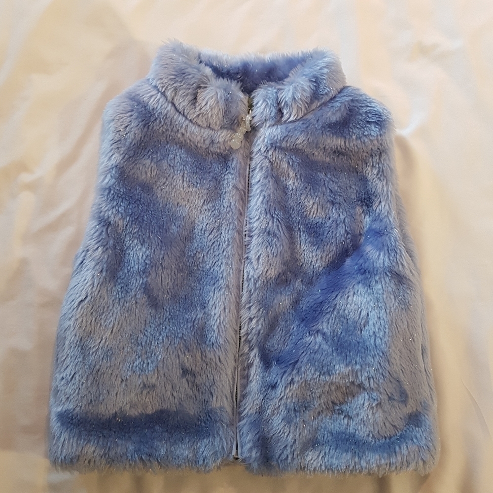 Obermeyer Queenie girls size Large plush fuzzy Vest